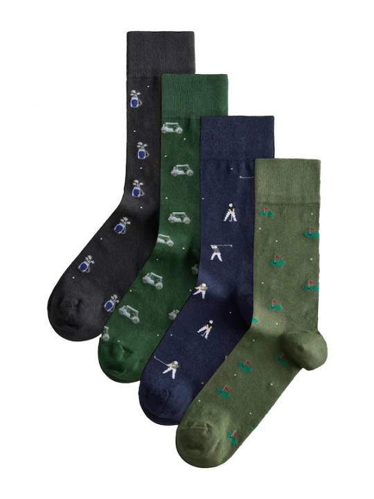 Foto van product Next Sokken navy / grijs / donkergroen / wit