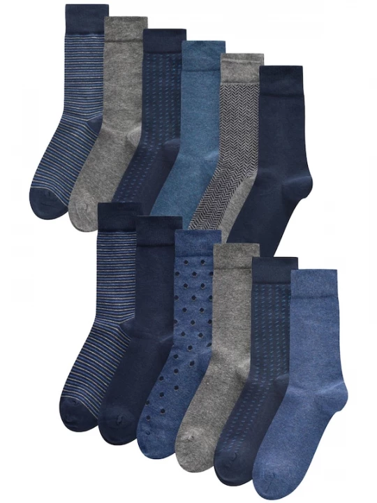 Foto van product Next Sokken navy / grijs gemêleerd / zwart