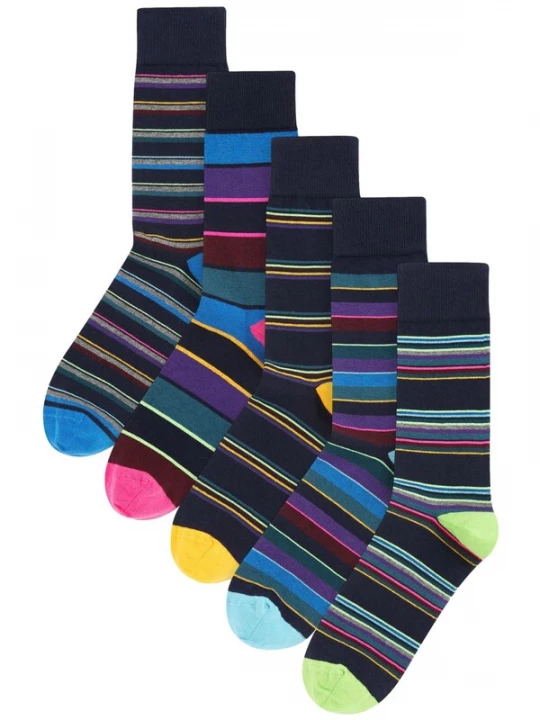 Foto van product Next Sokken navy / lichtblauw / donkerlila / kersrood