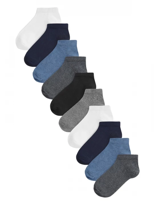 Foto van product Next Sokken navy / royal blue / koningsblauw / grijs gemêleerd / wit