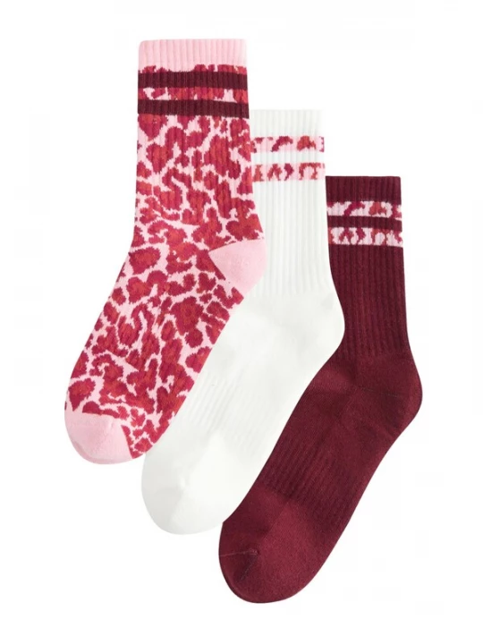 Foto van product Next Sokken pink / rood / bordeaux / wit