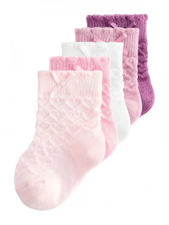 Foto van product Next Sokken pink / rosa / magenta / wit