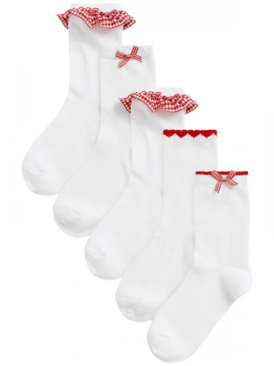 Foto van product Next Sokken rood / wit