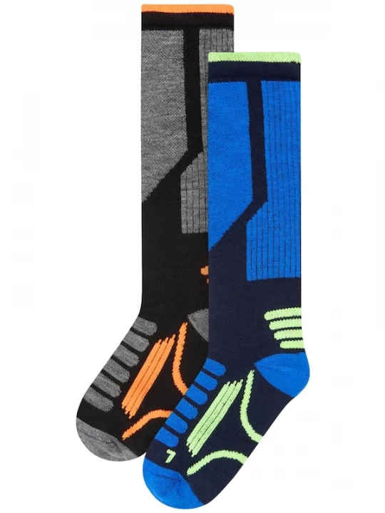 Foto van product Next Sokken royal blue / koningsblauw / lichtgroen / oranje / zwart