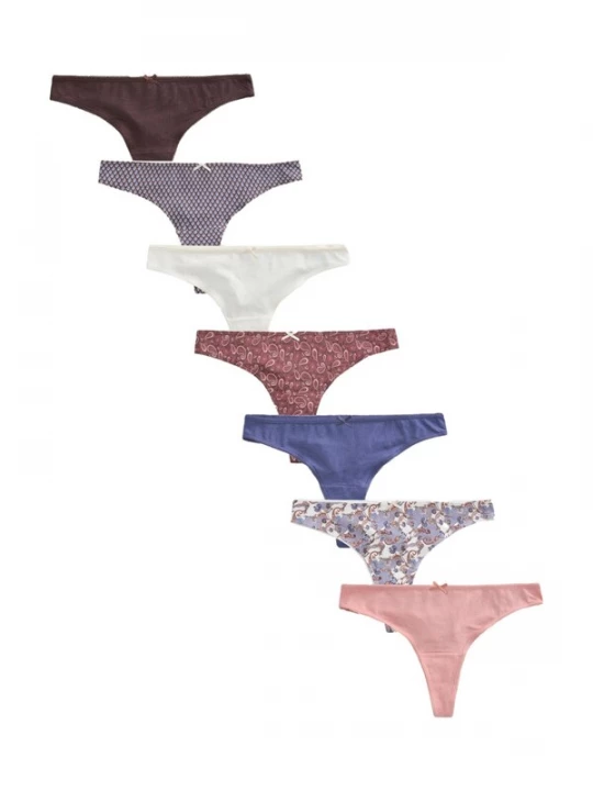 Foto van product Next String blauw / donkerbruin / oudroze / wit