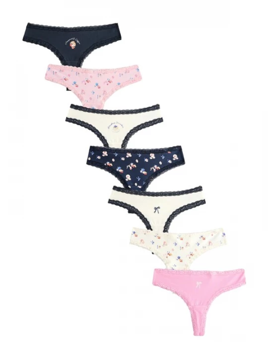 Foto van product Next String blauw / pink / zwart / wit