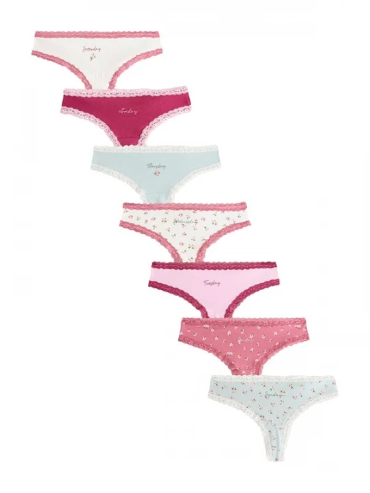 Foto van product Next String lichtblauw / groen / pink / wit