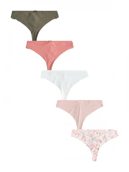 Foto van product Next String nude / olijfgroen / oudroze / wit