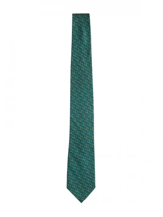 Foto van product Next Stropdas donkerblauw / goudgeel / donkergroen