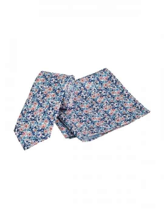 Foto van product Next Stropdas navy / lichtblauw / rosa / wit