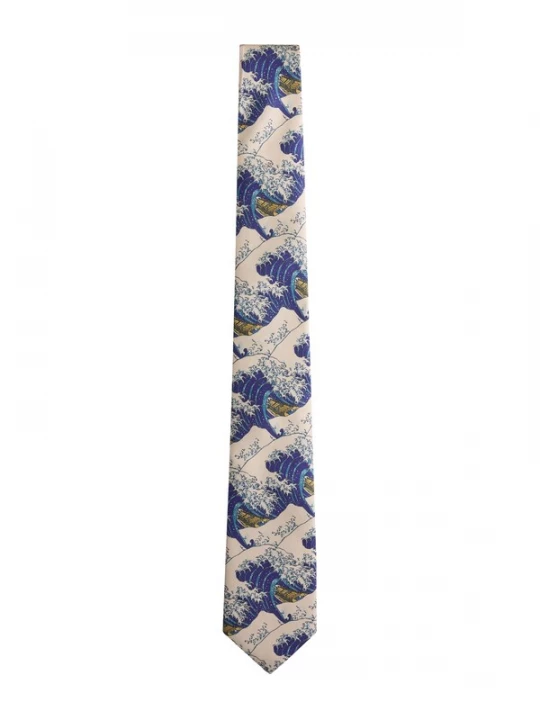 Foto van product Next Stropdas taupe / blauw / saffier / citroen