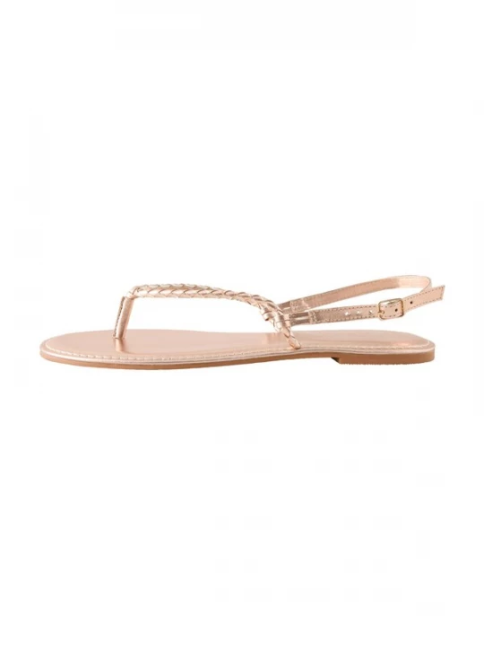 Foto van product Next Teenslipper 'Forever Comfort' lichtbruin / rose-goud