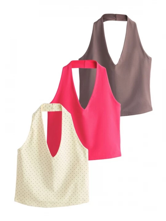 Foto van product Next Top brokaat / lichtgeel / pink / zwart