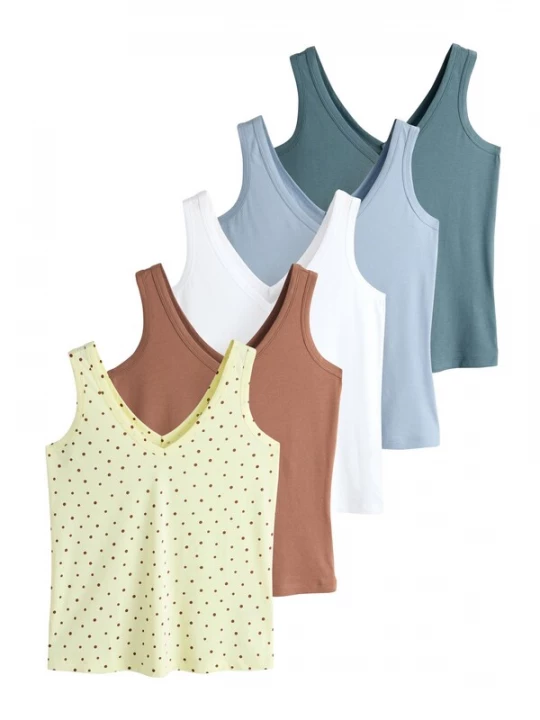 Foto van product Next Top cyaan blauw / duifblauw / bruin / limoen / wit