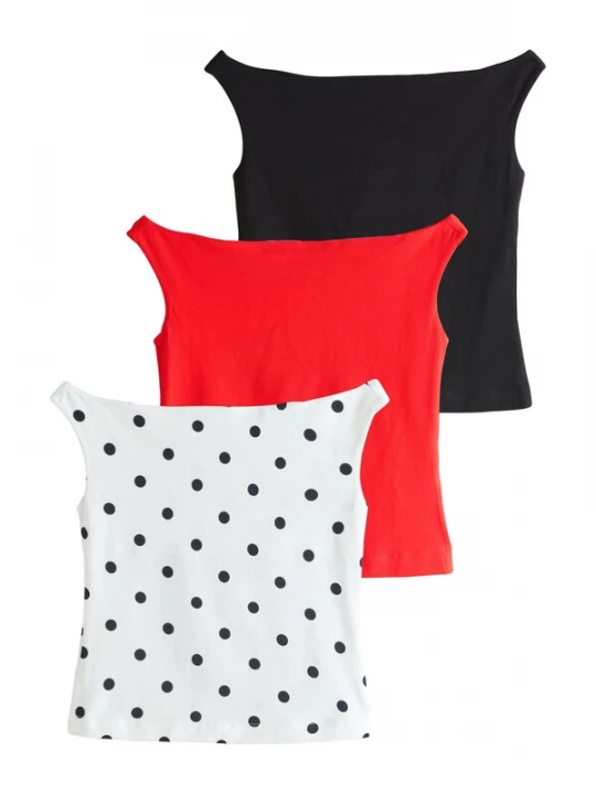 Foto van product Next Top kersrood / zwart / wit
