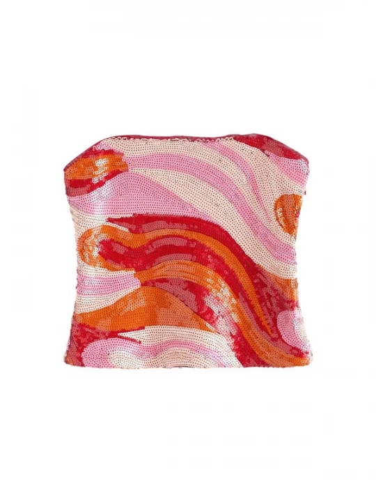 Foto van product Next Top lichtbeige / oranje / rosa / rood