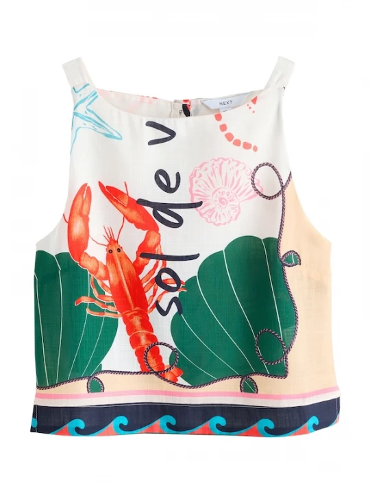 Foto van product Next Top navy / donkergroen / oranje / wit