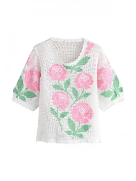 Foto van product Next Trui appel / rosa / lichtroze / wit