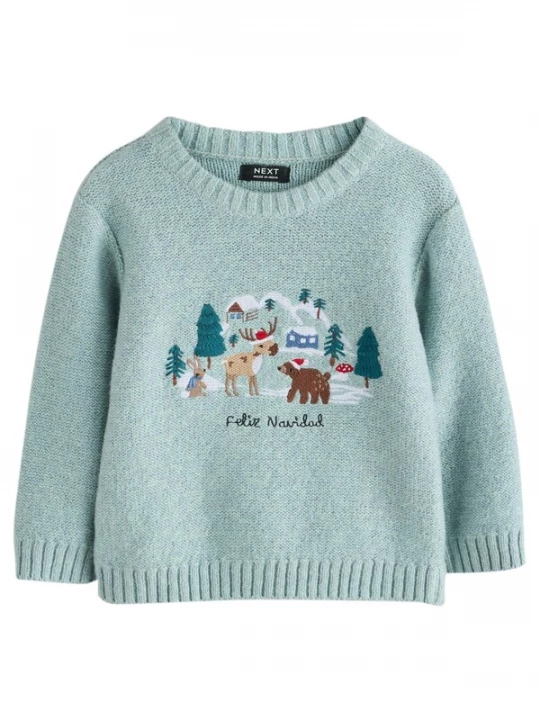 Foto van product Next Trui beige / aqua / bruin / rood