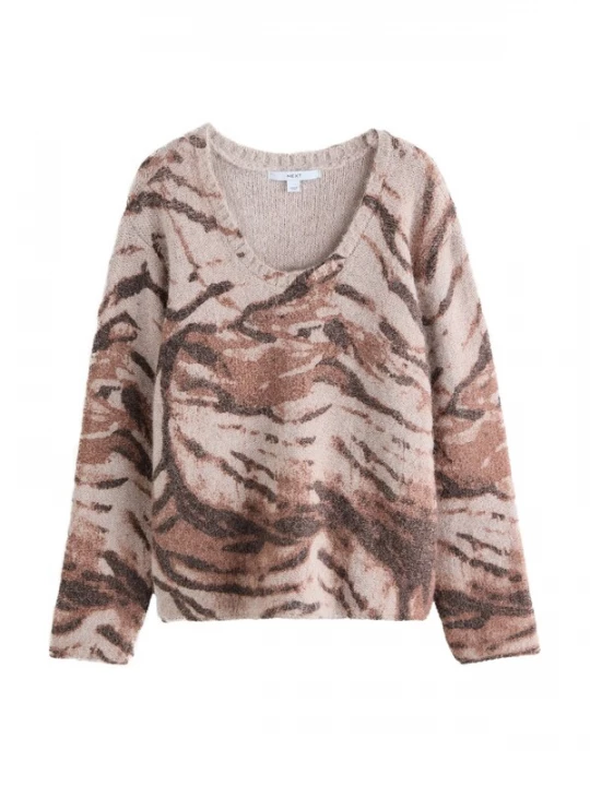 Foto van product Next Trui beige / bruin / donkerbruin