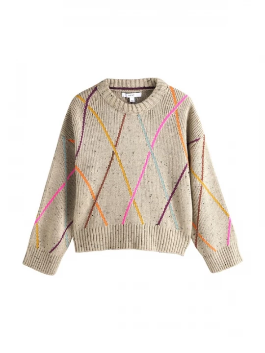 Foto van product Next Trui beige / bruin / oranje / pink