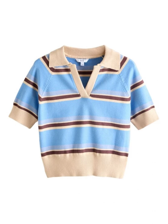 Foto van product Next Trui beige / hemelsblauw / bruin