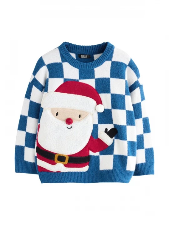 Foto van product Next Trui beige / royal blue / koningsblauw / rood / wit