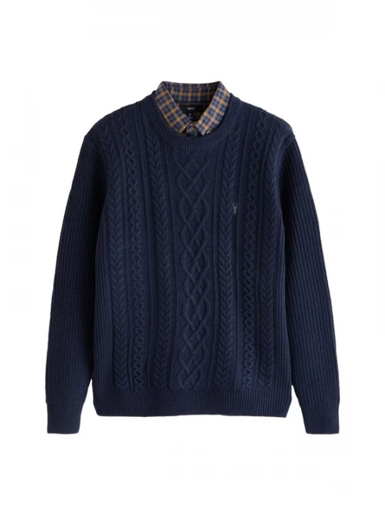Foto van product Next Trui blauw / nachtblauw / sepia / wit