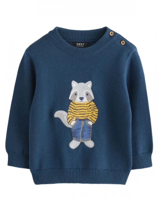 Foto van product Next Trui blauw / navy / geel / lichtgrijs