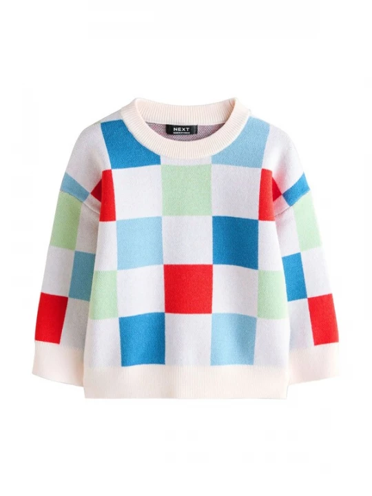 Foto van product Next Trui blauw / pastelgroen / rood / wit