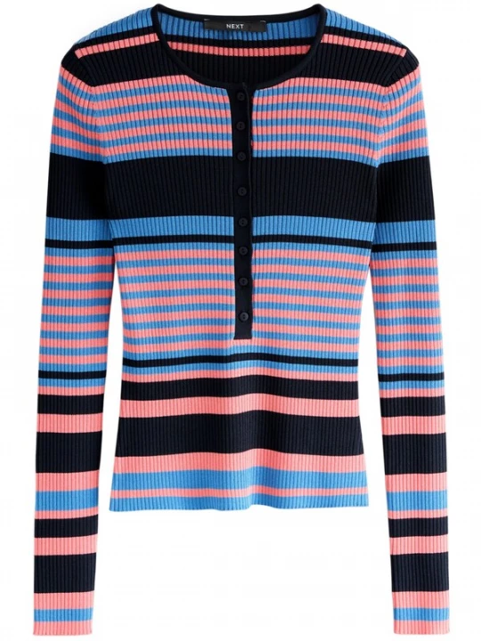 Foto van product Next Trui blauw / rosa / zwart