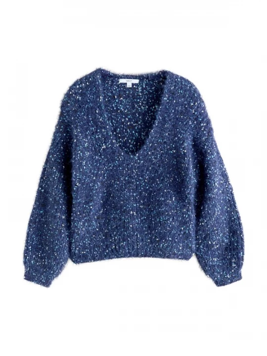 Foto van product Next Trui blauw / wit