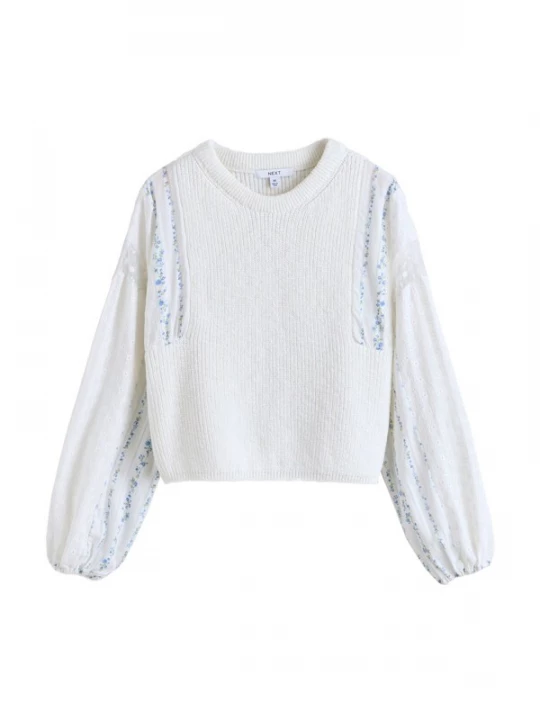 Foto van product Next Trui blauw / wit