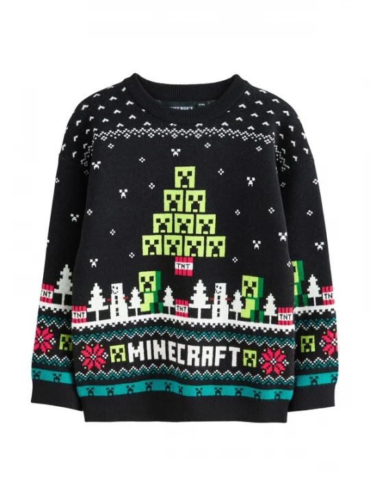 Foto van product Next Trui 'Christmas' groen / rood / zwart / wit
