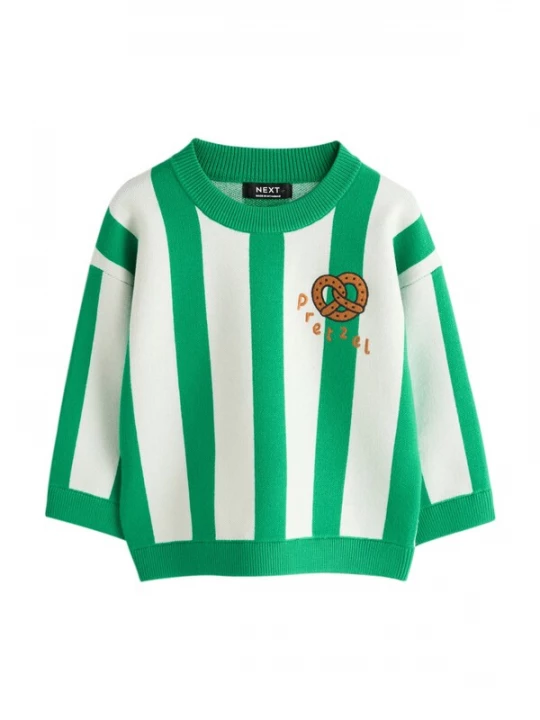 Foto van product Next Trui cognac / groen / zwart / wit