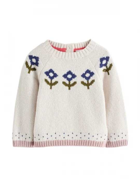 Foto van product Next Trui ecru / navy / olijfgroen