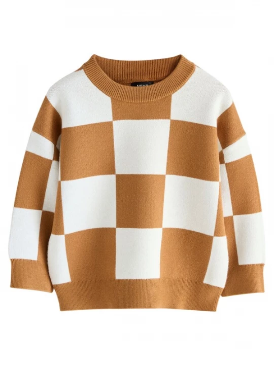 Foto van product Next Trui karamel / wit