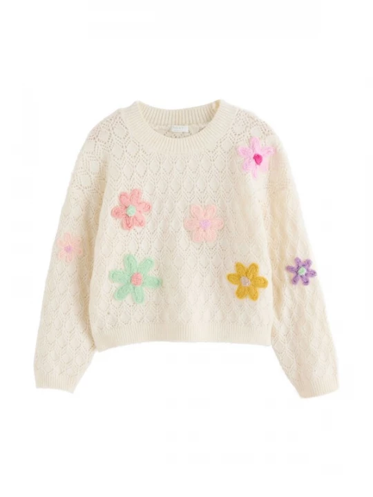Foto van product Next Trui lichtbeige / geel / pastelgroen / pastelroze