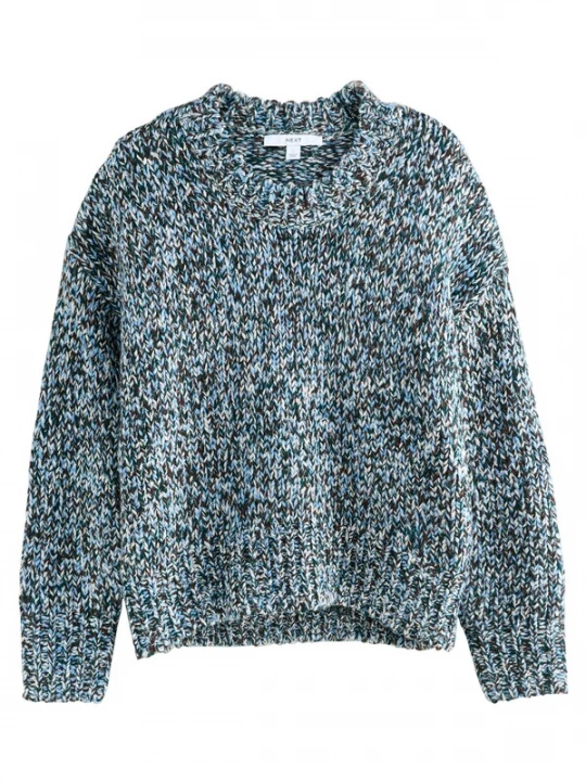 Foto van product Next Trui lichtblauw / bruin / wit