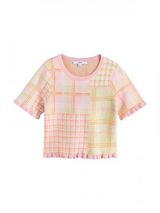 Foto van product Next Trui lichtgroen / pasteloranje / rosa