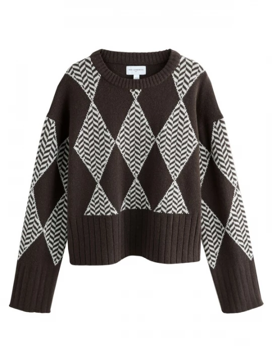 Foto van product Next Trui chocoladebruin / offwhite