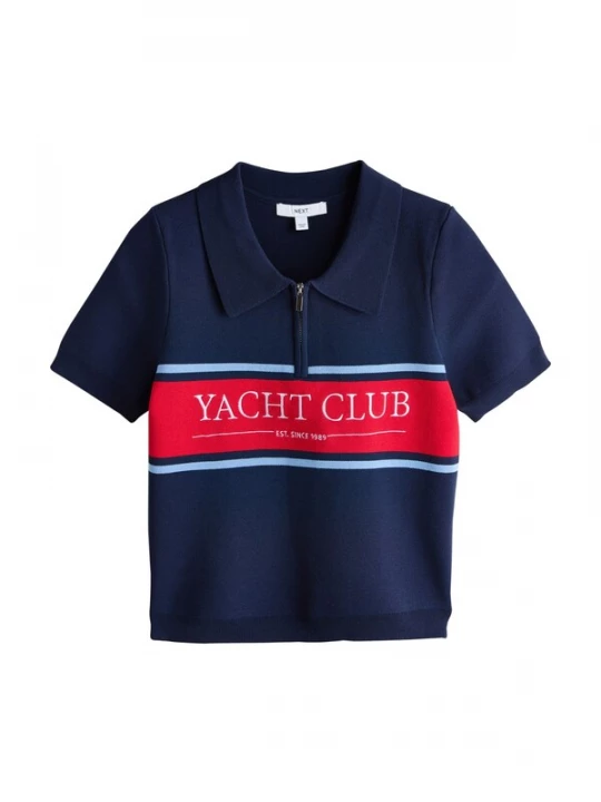 Foto van product Next Trui navy / knalrood