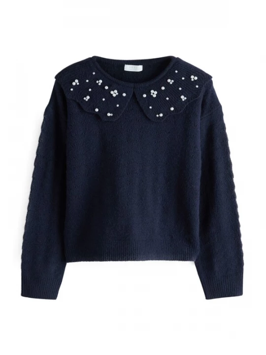 Foto van product Next Trui navy / parelwit