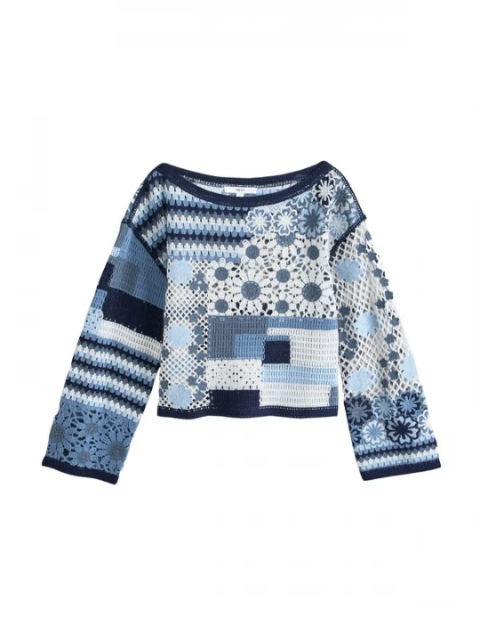 Foto van product Next Trui opaal / lichtblauw / donkerblauw / wit