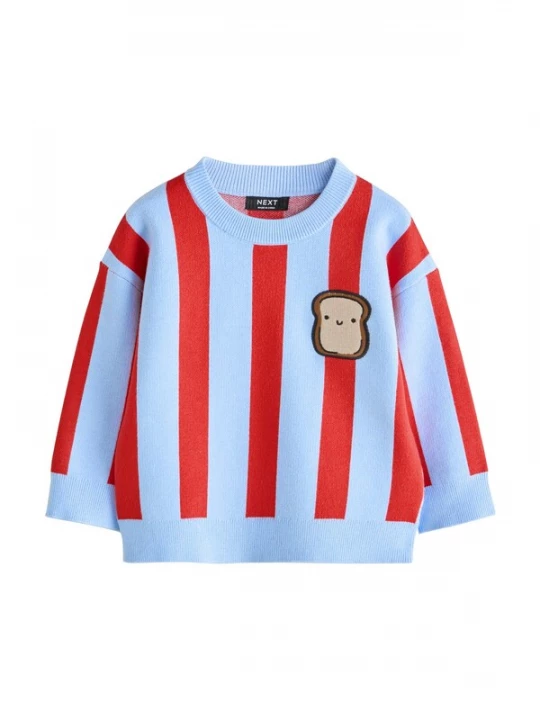 Foto van product Next Trui royal blue / koningsblauw / chocoladebruin / cappuccino / rood