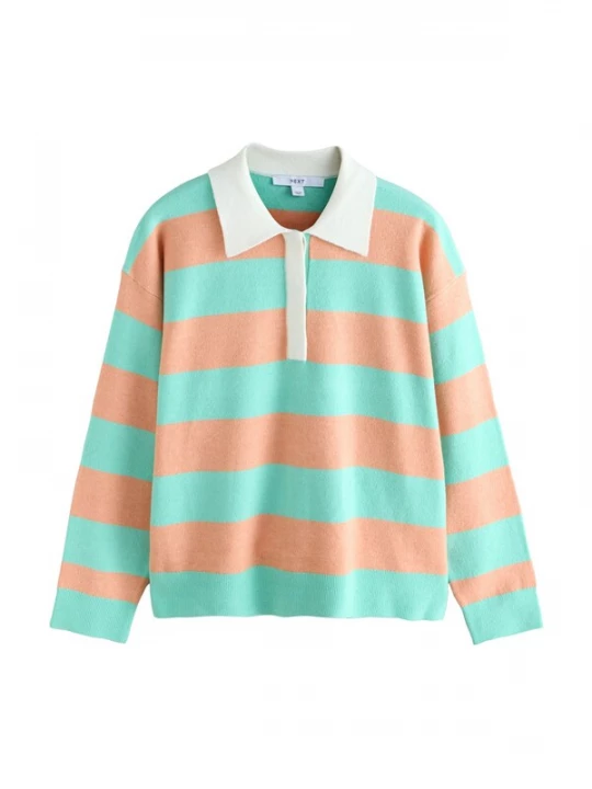 Foto van product Next Trui turquoise / lichtoranje / wit