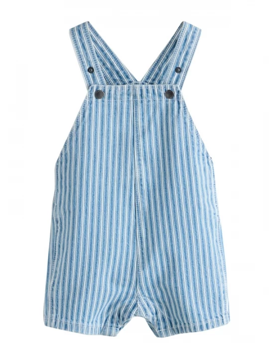 Foto van product Next Tuinbroek blauw denim / wit