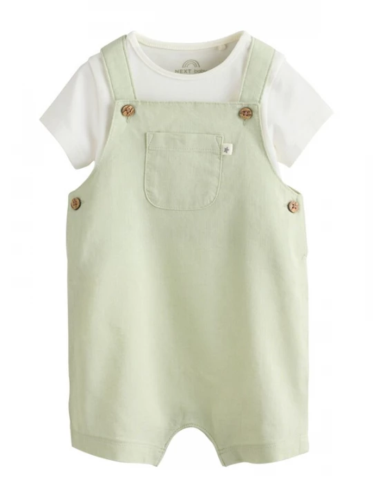 Foto van product Next Tuinbroek pastelgroen / offwhite