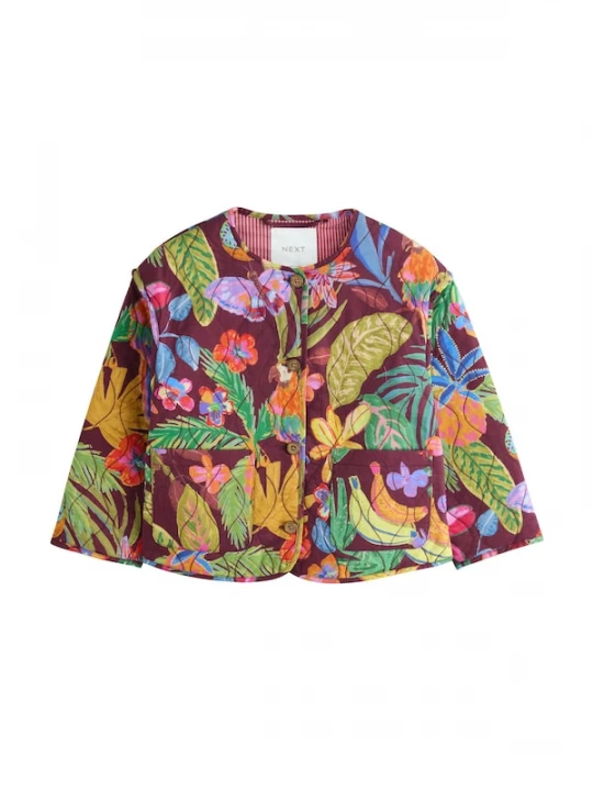 Foto van product Next Tussenjas groen / lila / oranje / rosa