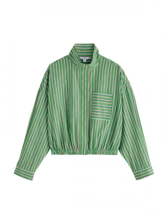 Foto van product Next Tussenjas groen / spar / bloedrood / wit